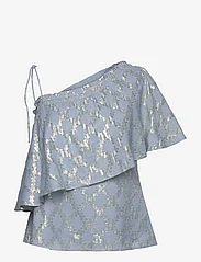 Bruuns Bazaar - Parodia Sanja blouse - short-sleeved blouses - blue - 0