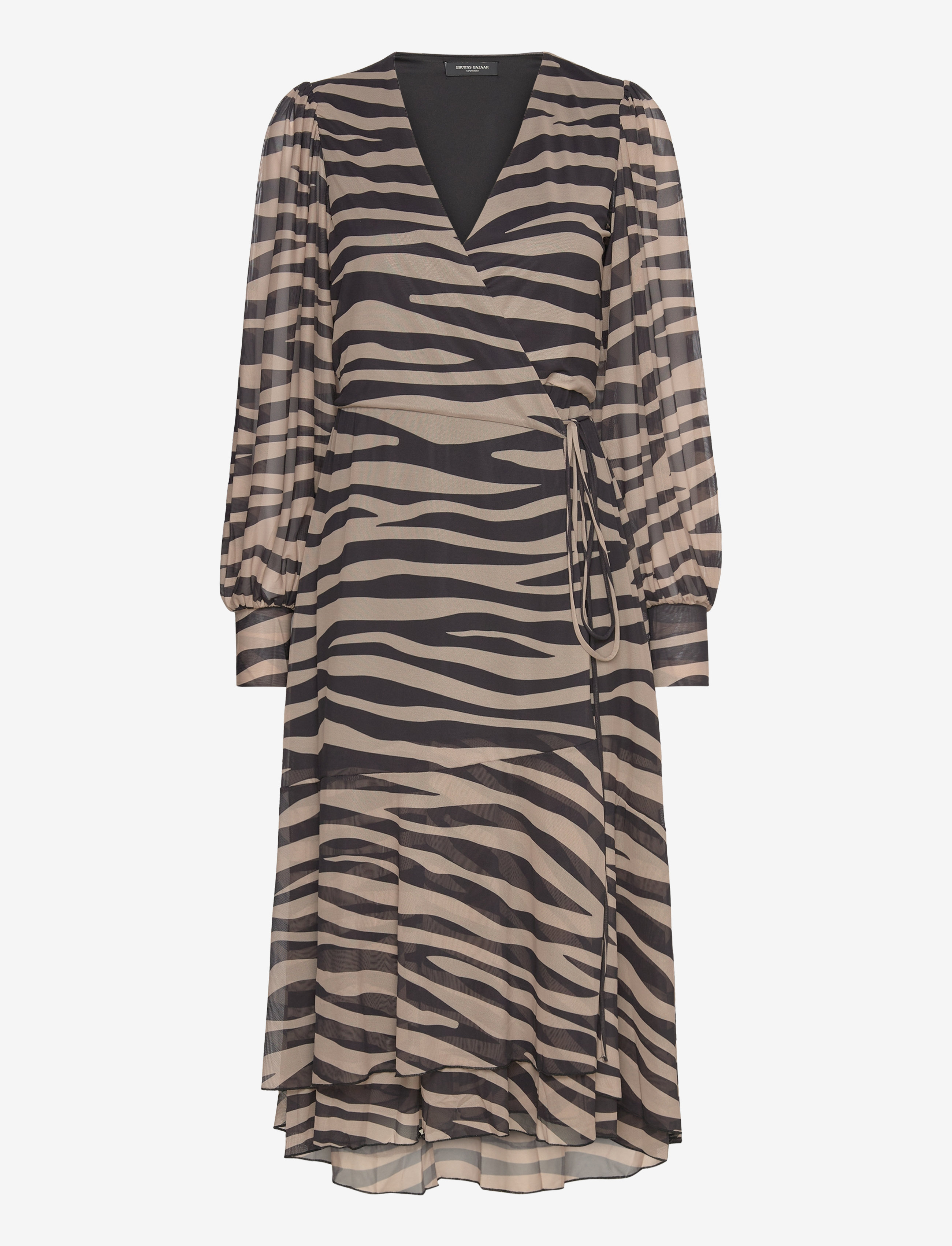 Bruuns Bazaar PhloxBBNora dress - BRUUNS BAZAAR - BEIGE/BLACK / black