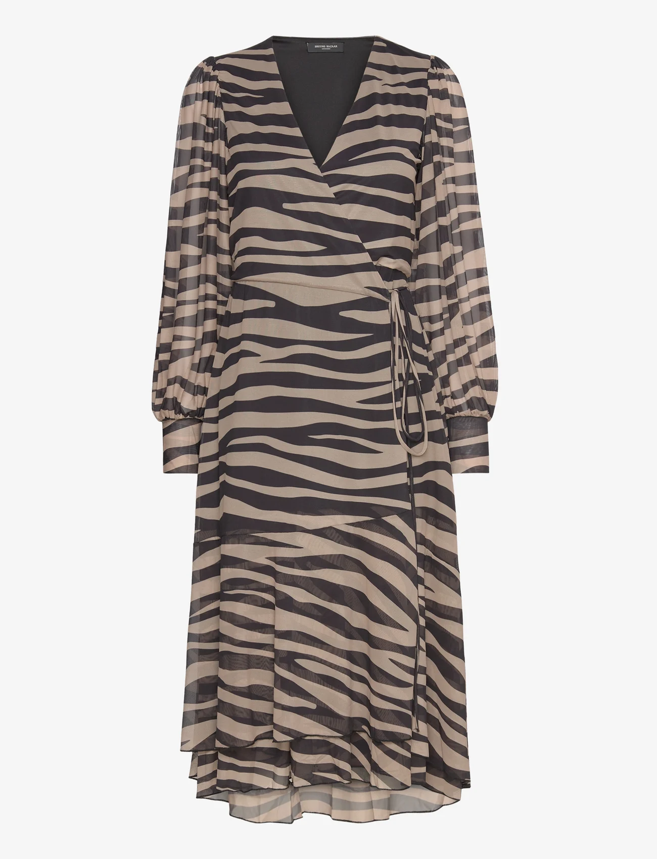 Bruuns Bazaar - PhloxBBNora dress - susiaučiamosios suknelės - beige/black - 0