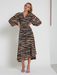 Bruuns Bazaar - PhloxBBNora dress - slå-om-kjoler - beige/black - 2