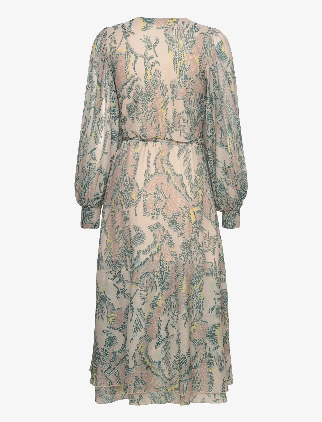 Bruuns Bazaar - PhloxBBNora dress - susiaučiamosios suknelės - beige print - 1