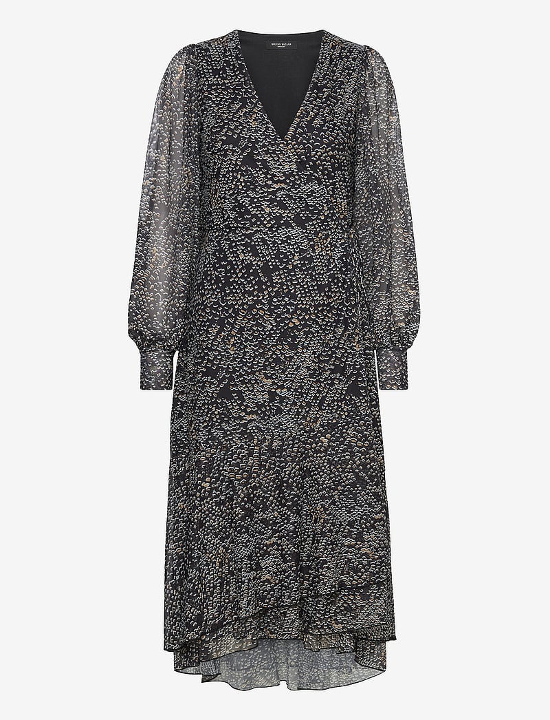 Bruuns Bazaar - PhloxBBNora dress - wickelkleider - dark aop - 0