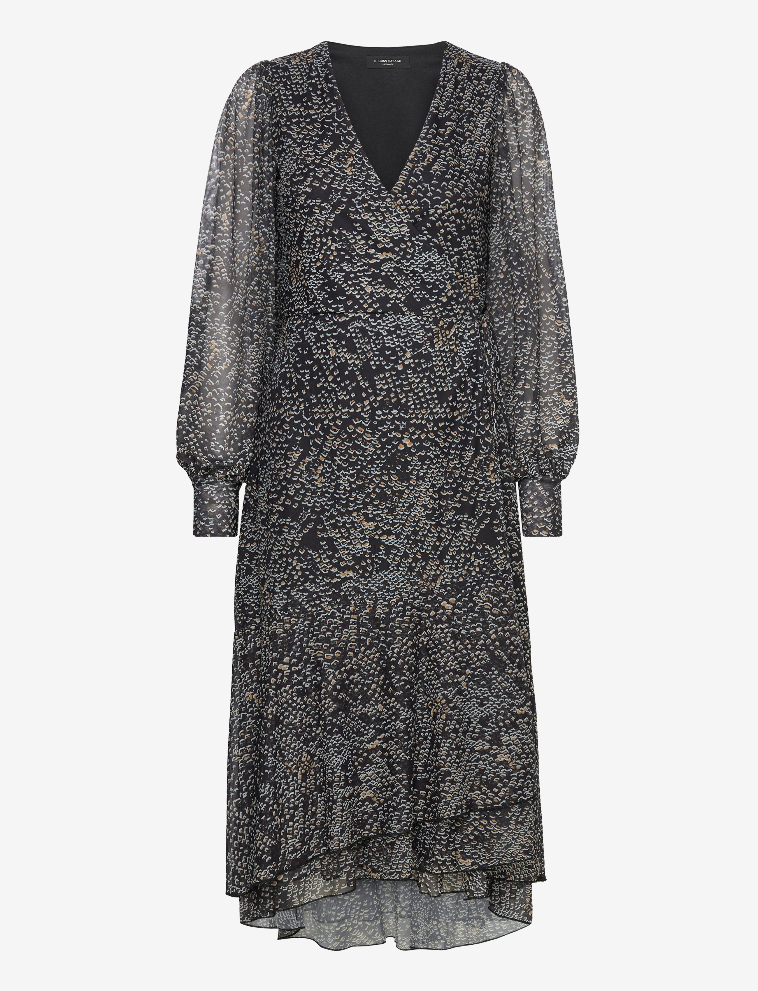 Bruuns Bazaar PhloxBBNora dress - BRUUNS BAZAAR - DARK AOP / black