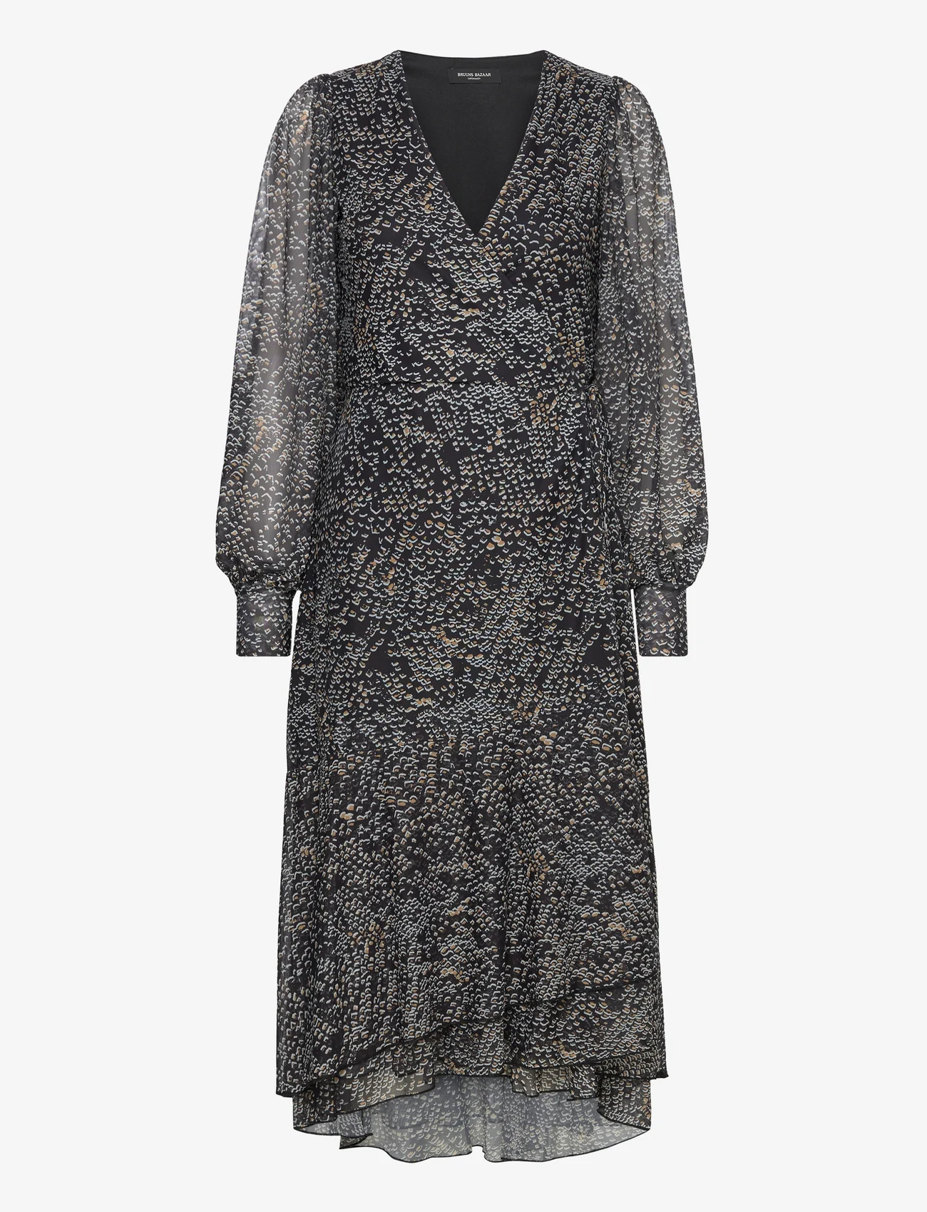 Bruuns Bazaar - PhloxBBNora dress - kleitas ar pārlikumu - dark aop - 0