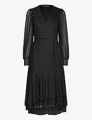 Bruuns Bazaar - PhloxBBNora dress - wrap dresses - grey logo print - 0