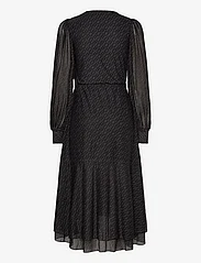 Bruuns Bazaar - PhloxBBNora dress - slå-om-kjoler - grey logo print - 1