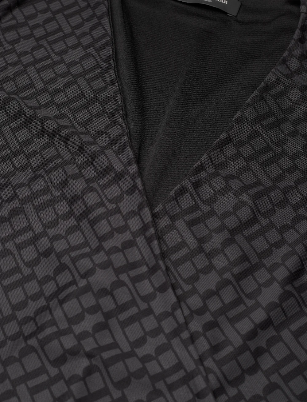 Bruuns Bazaar - PhloxBBNora dress - slå-om-kjoler - grey logo print - 3