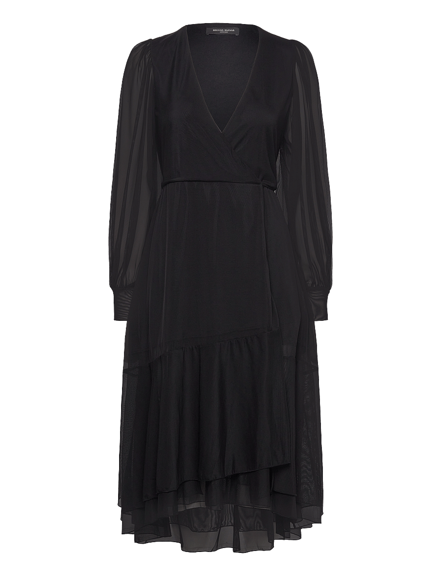 Bruuns Bazaar - PhloxBBNora dress - wickelkleider - solid black - 0