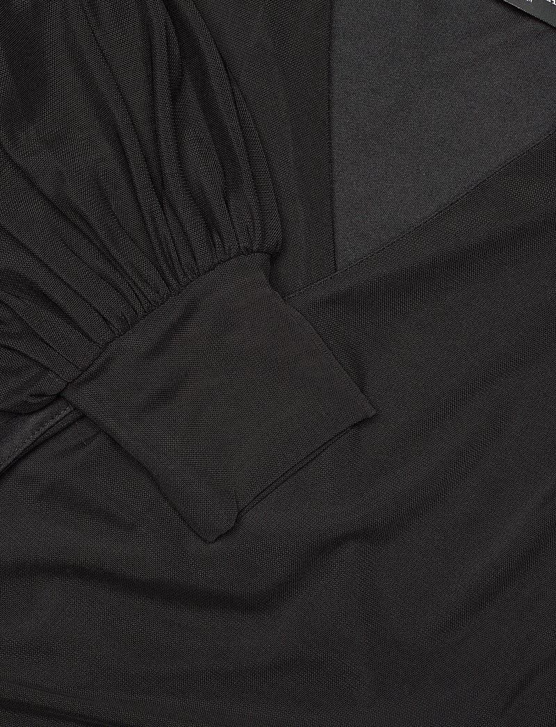 Bruuns Bazaar - PhloxBBNora dress - omlottklänningar - solid black - 2