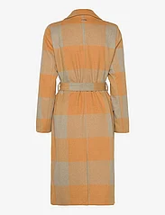 Bruuns Bazaar - DiasciaBBNovelle coat - winter coats - orange check - 1