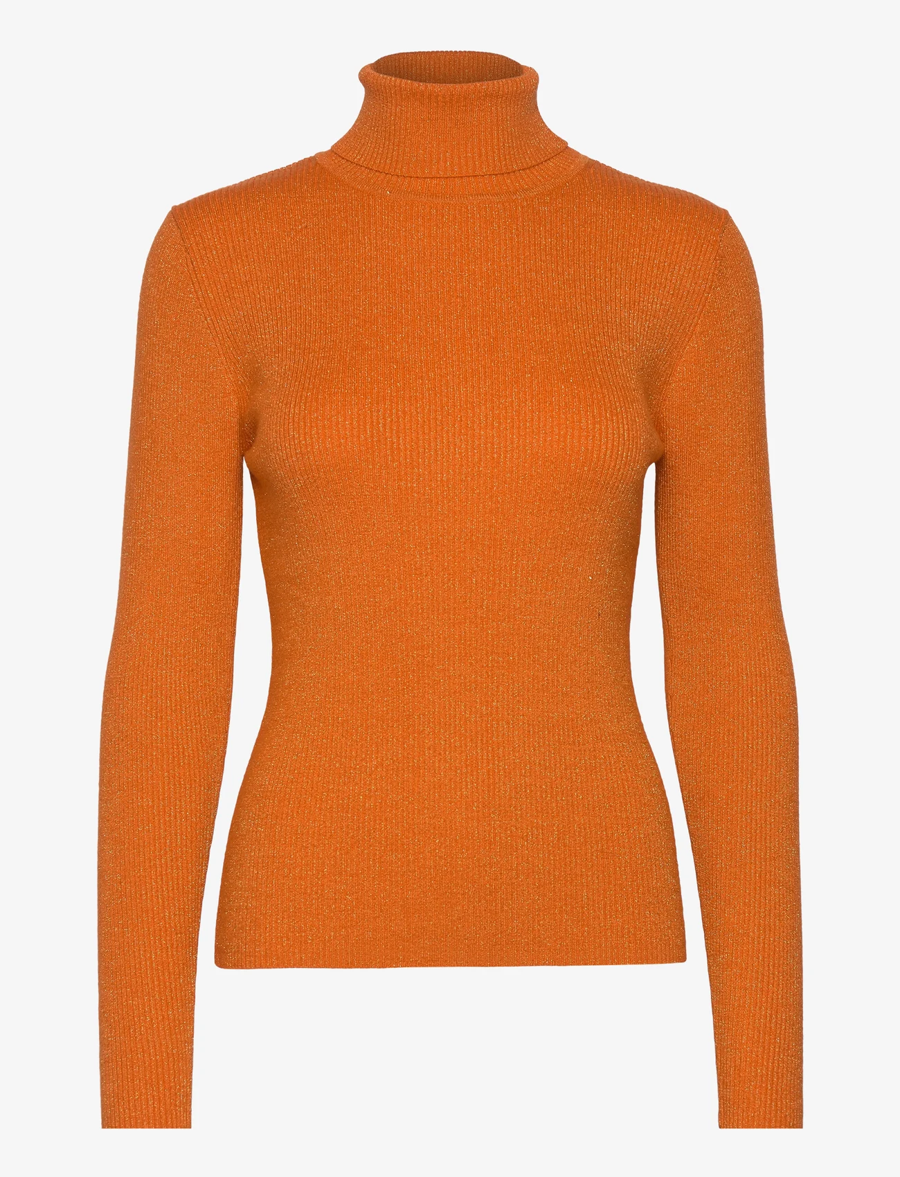 Bruuns Bazaar - AnemonesBBBatildas knit - kõrge kaelusega džemprid - orange / orange lurex - 0