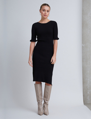Bruuns Bazaar - RiversBBIlene knit dress - kootud kleidid - black - 2