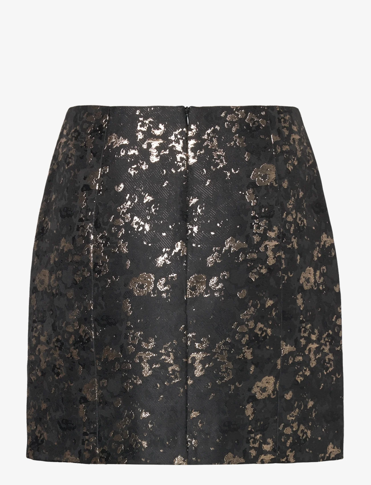 Bruuns Bazaar - CapeBBSusan skirt - ołówkowe spódnice - black/gold - 1