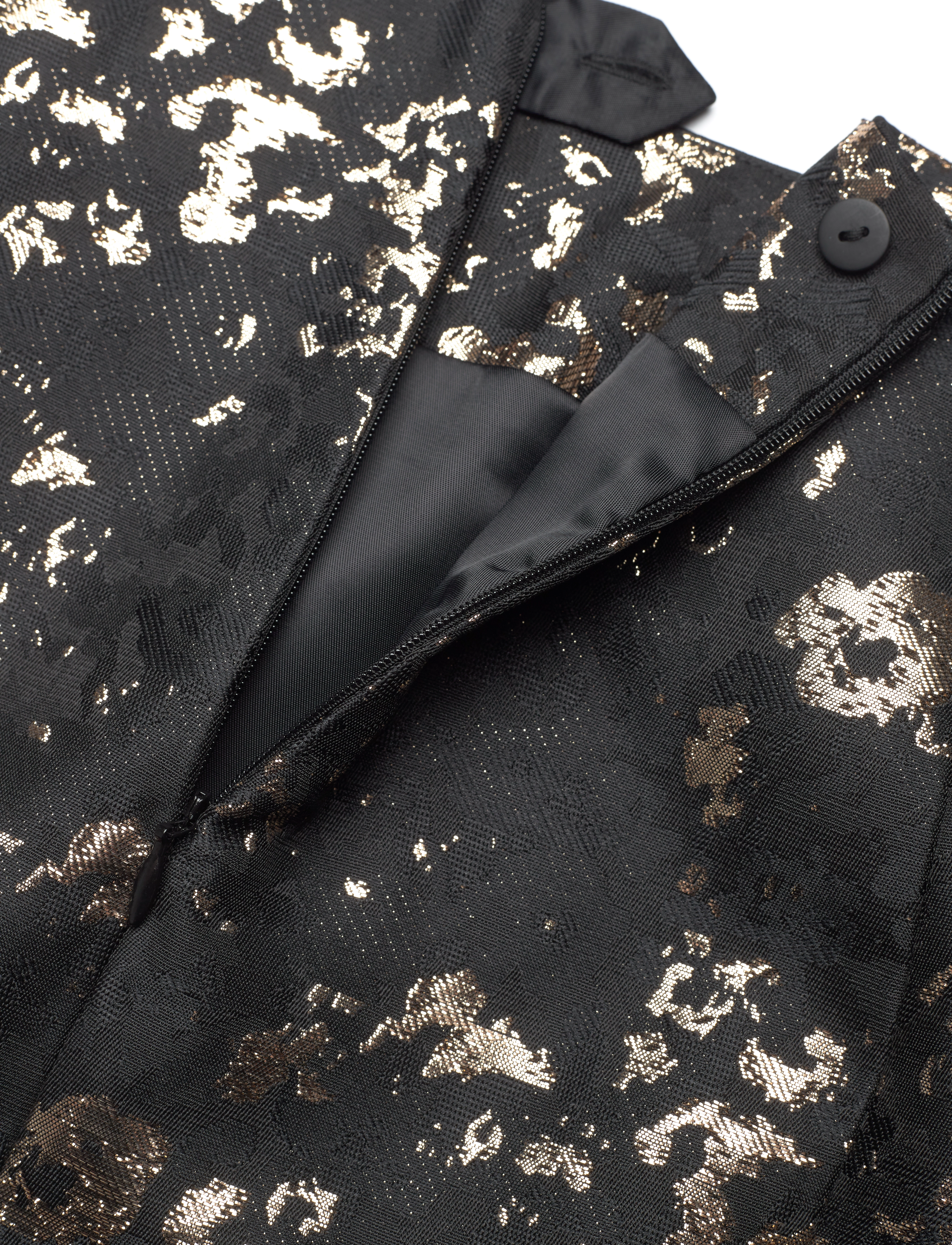 Bruuns Bazaar - CapeBBSusan skirt - black/gold - 3