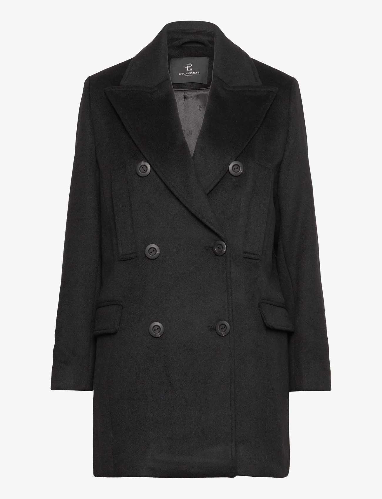 Bruuns Bazaar - CatarinaBBAbella coat - ziemas mēteļi - black - 0