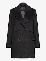 Bruuns Bazaar - CatarinaBBAbella coat - wintermäntel - black - 0