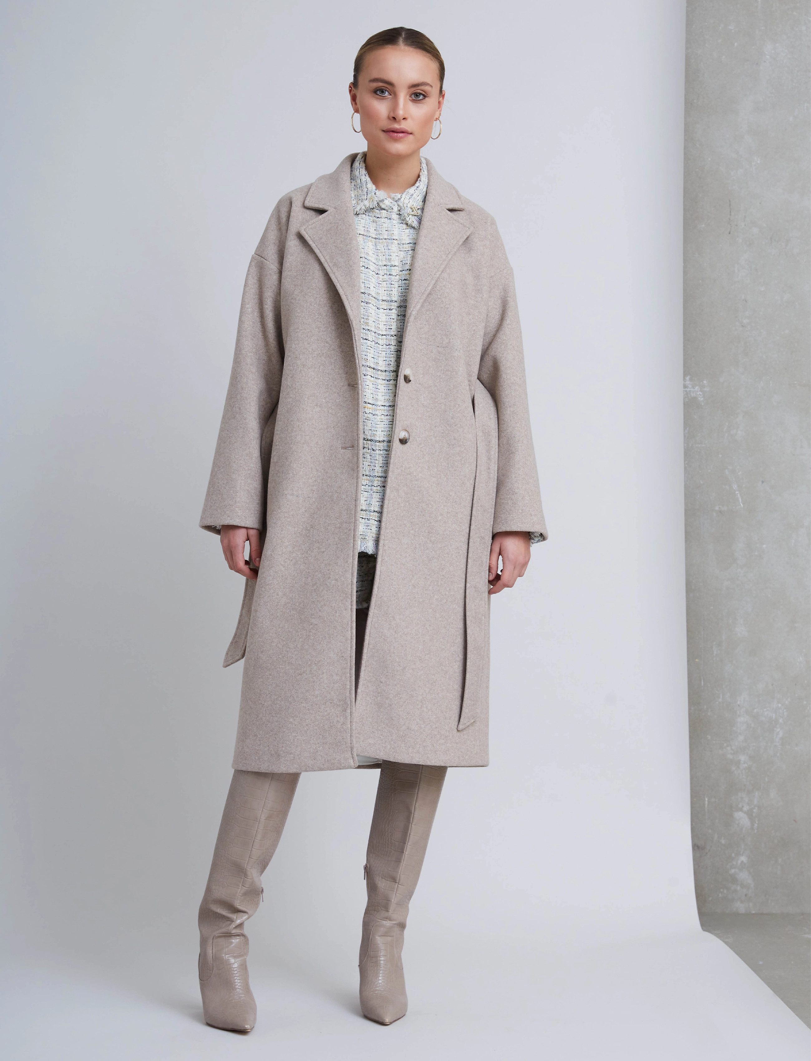 Bruuns Bazaar - DurioBBJezza coat - beige melange - 3