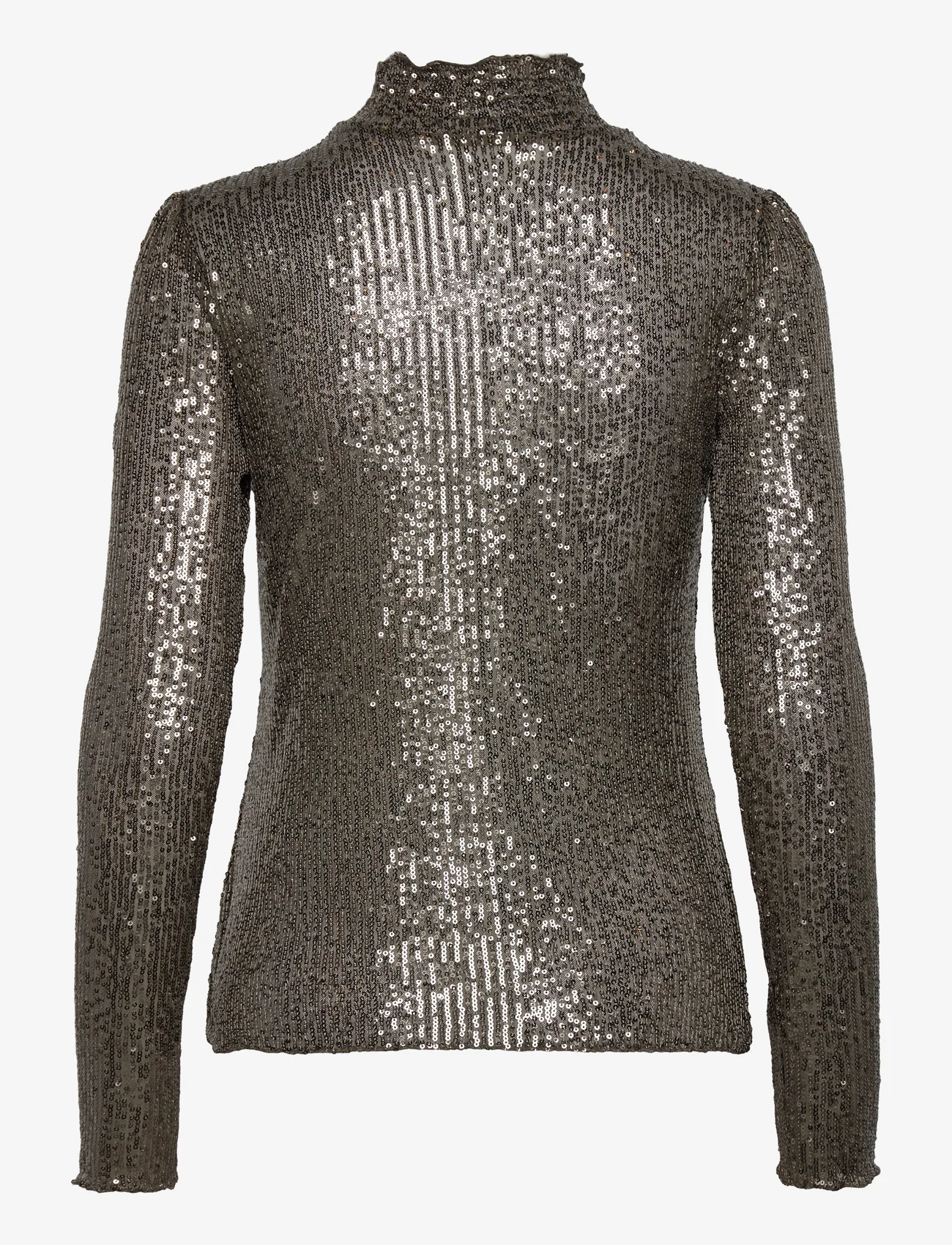 Bruuns Bazaar - JewelBBAniqa blouse - pikkade varrukatega pluusid - grey - 1