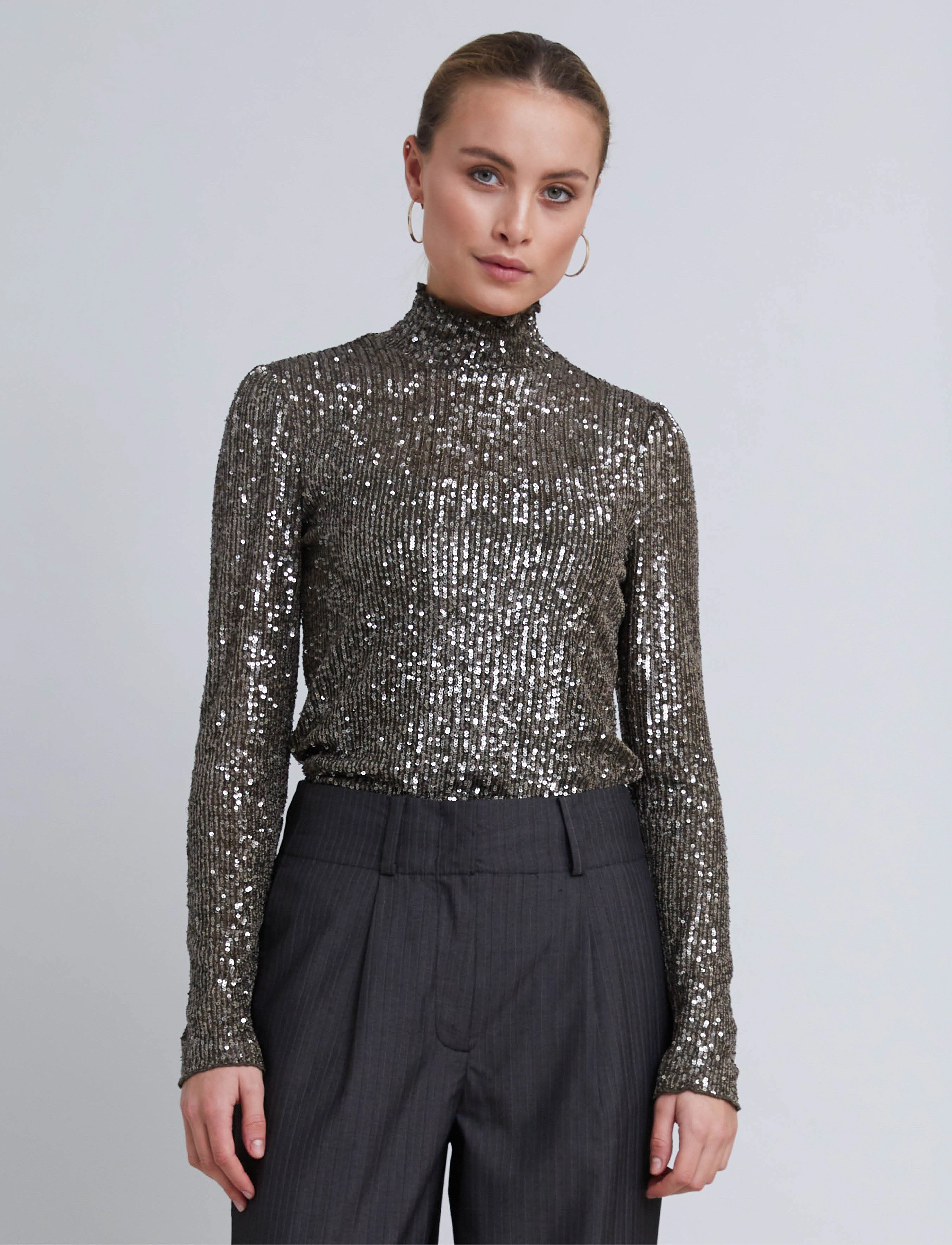 Bruuns Bazaar - JewelBBAniqa blouse - grey - 2