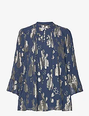 Bruuns Bazaar - BottlebrushBBJankas blouse - langærmede bluser - dark blue - 0
