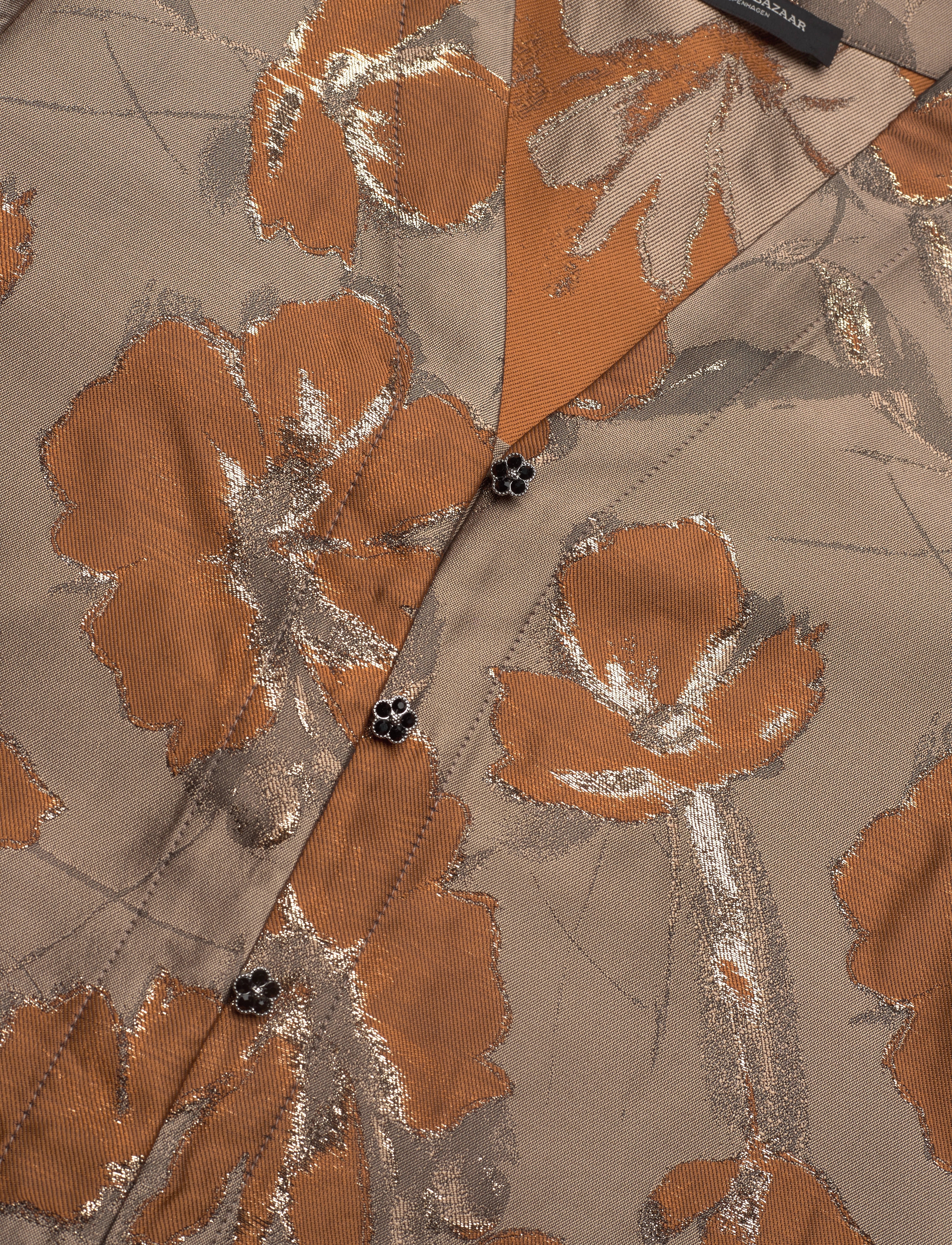 Bruuns Bazaar - WhirlingBBLicy shirt - brown flower - 3
