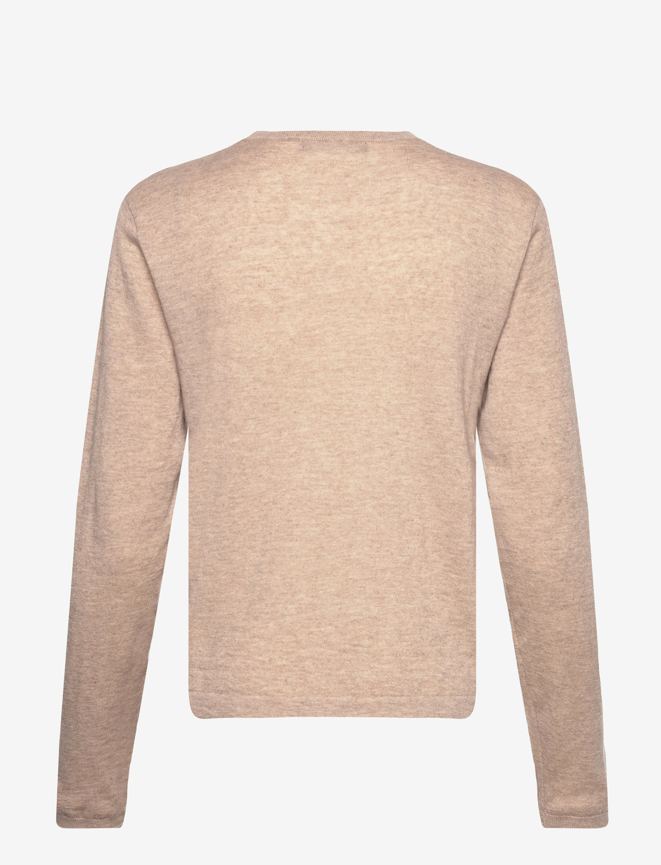 Bruuns Bazaar - CashwoolBBRound Neck knit - sand melange - 1