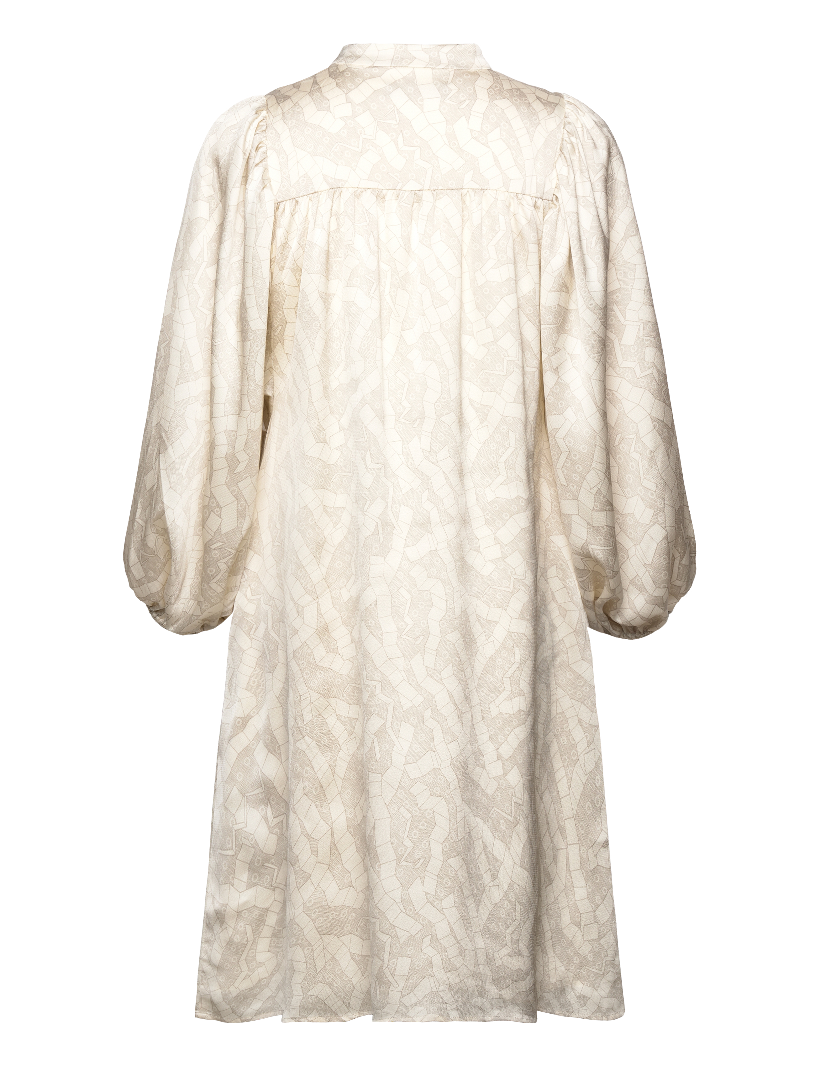Bruuns Bazaar - AcaciaBBSarias dress - midi kjoler - light square print - 2