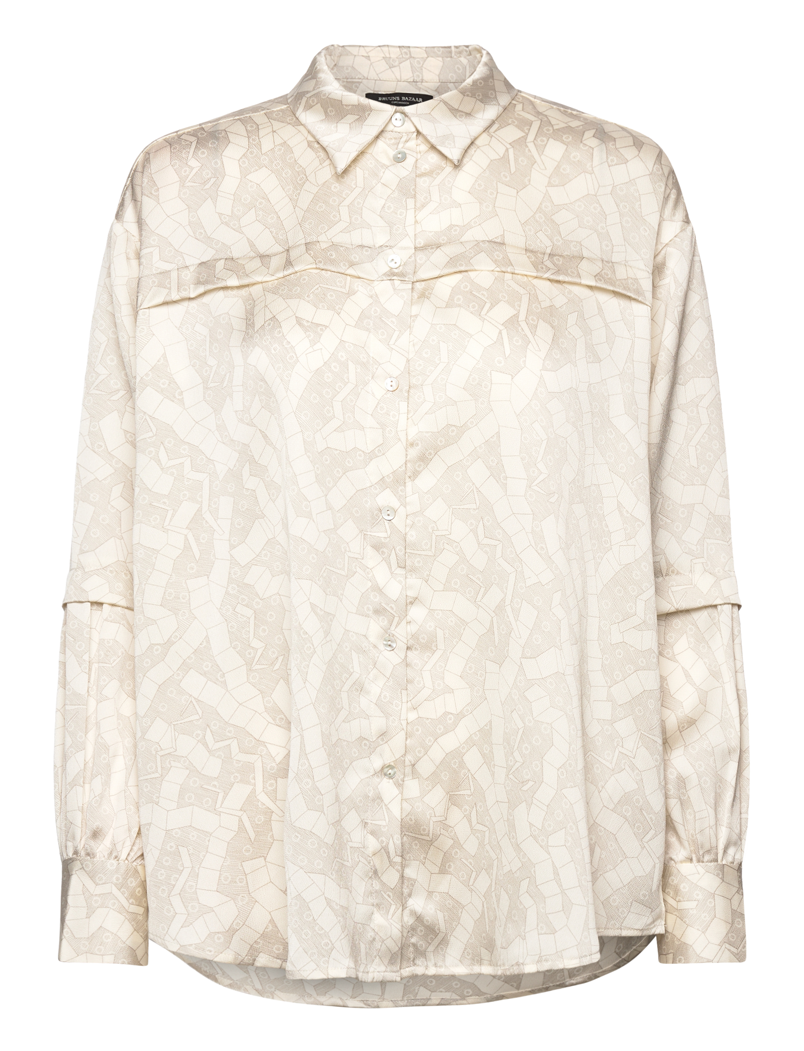 Bruuns Bazaar - AcaciaBBLuisa shirt - light square print - 1