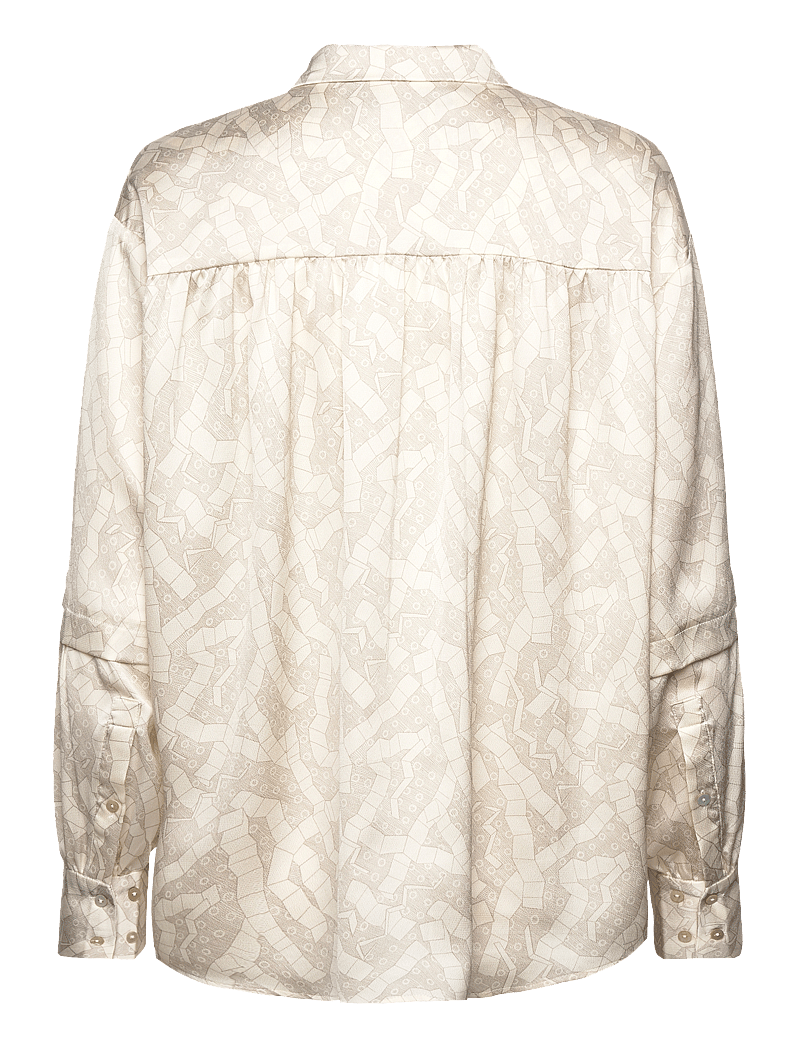 Bruuns Bazaar - AcaciaBBLuisa shirt - pikkade varrukatega särgid - light square print - 2