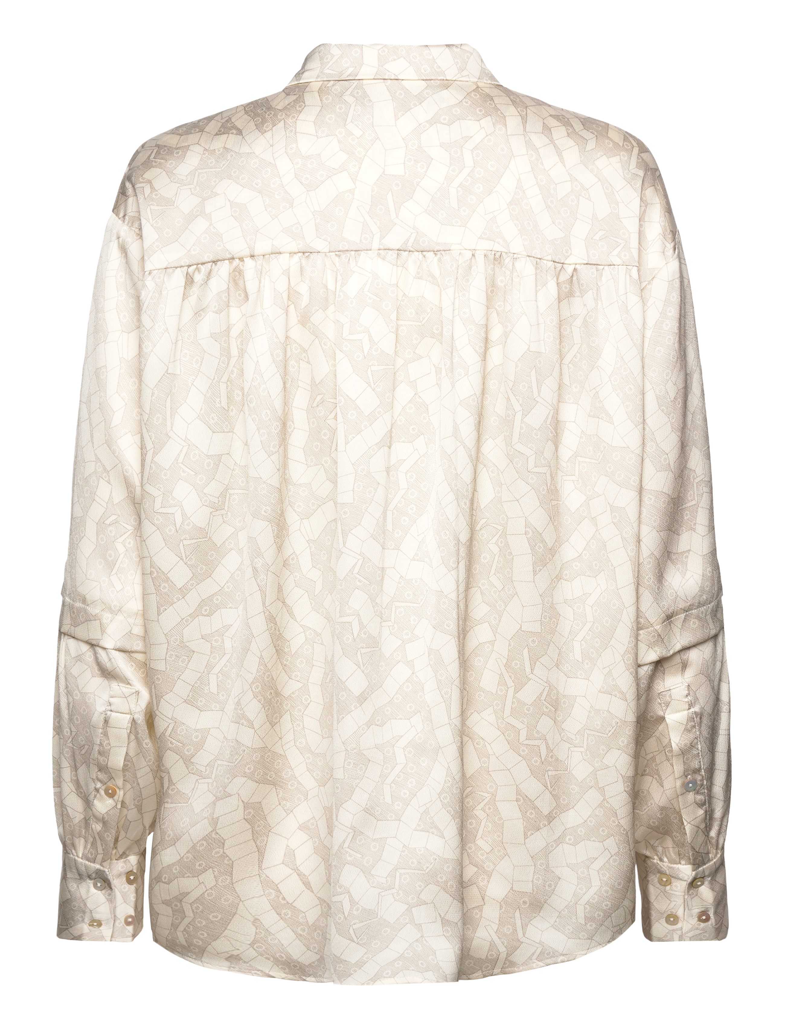Bruuns Bazaar - AcaciaBBLuisa shirt - light square print - 2