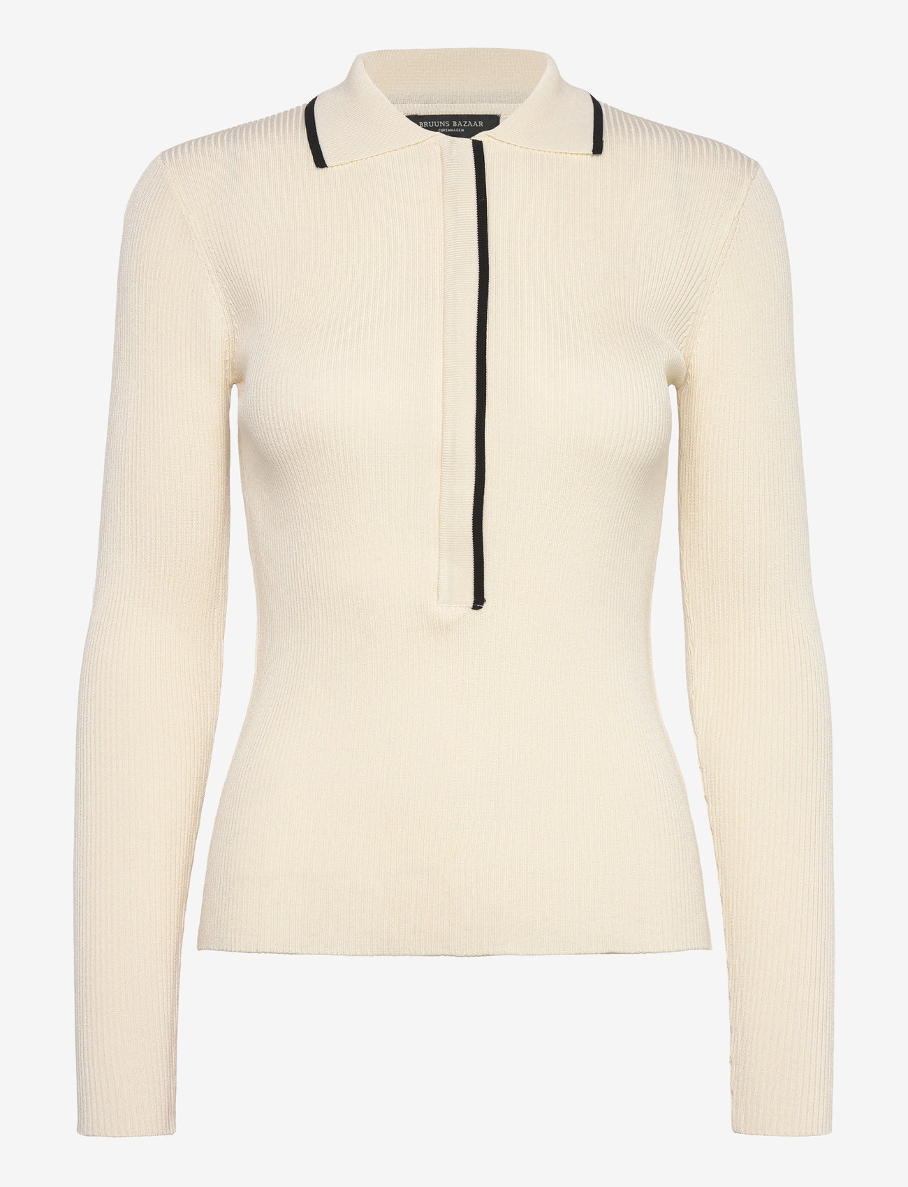 Bruuns Bazaar RiversBBJohania knit blouse - Strickmode - SNOW WHITE / cream