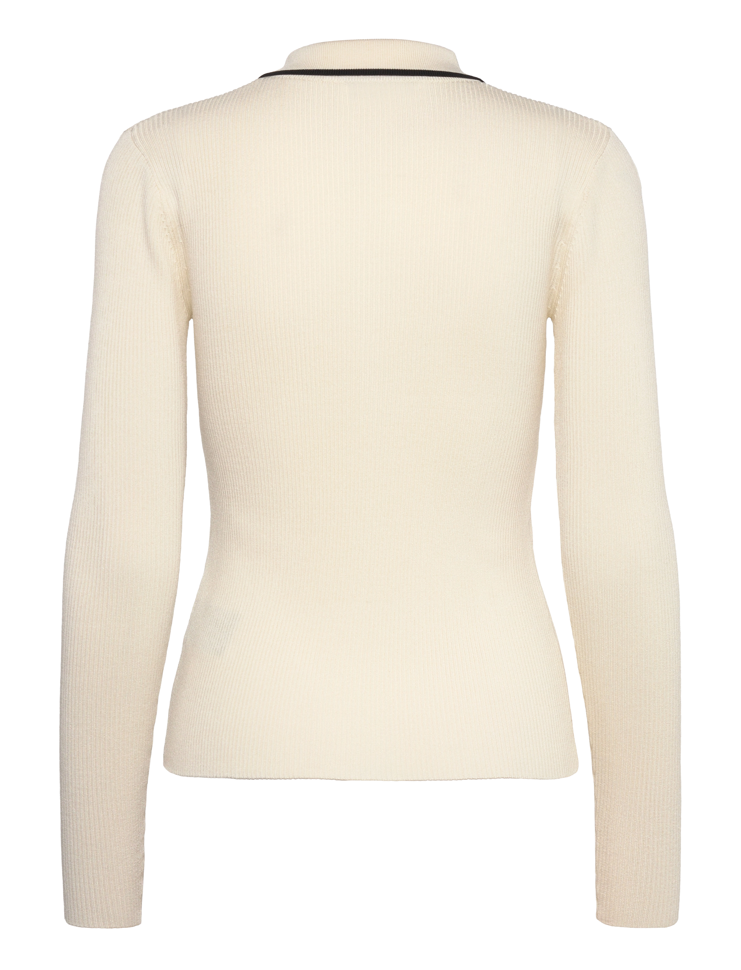 Bruuns Bazaar - RiversBBJohania knit blouse - poloer - snow white - 2