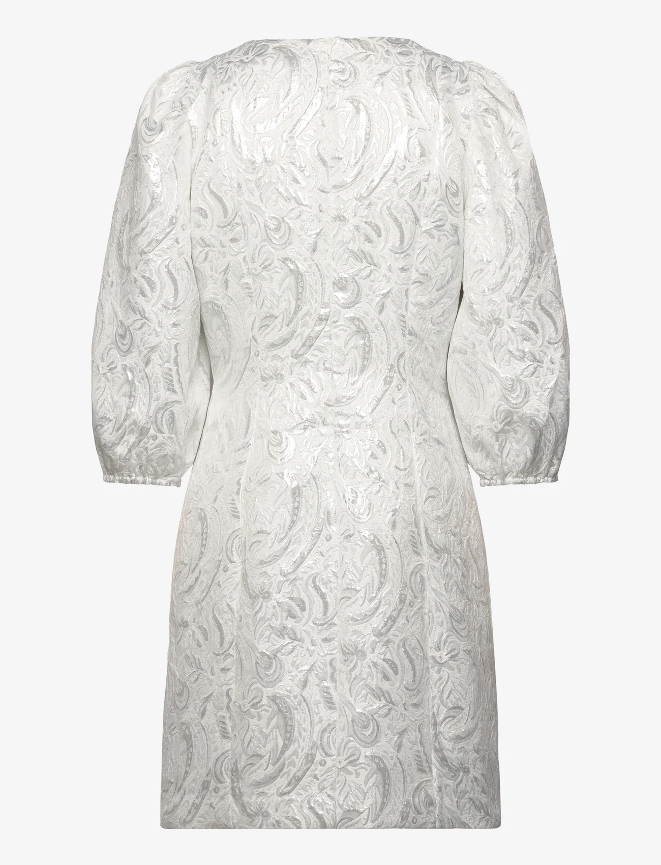 Bruuns Bazaar - MacluarBBFlorine dress - festkläder till outletpriser - white/silver - 1