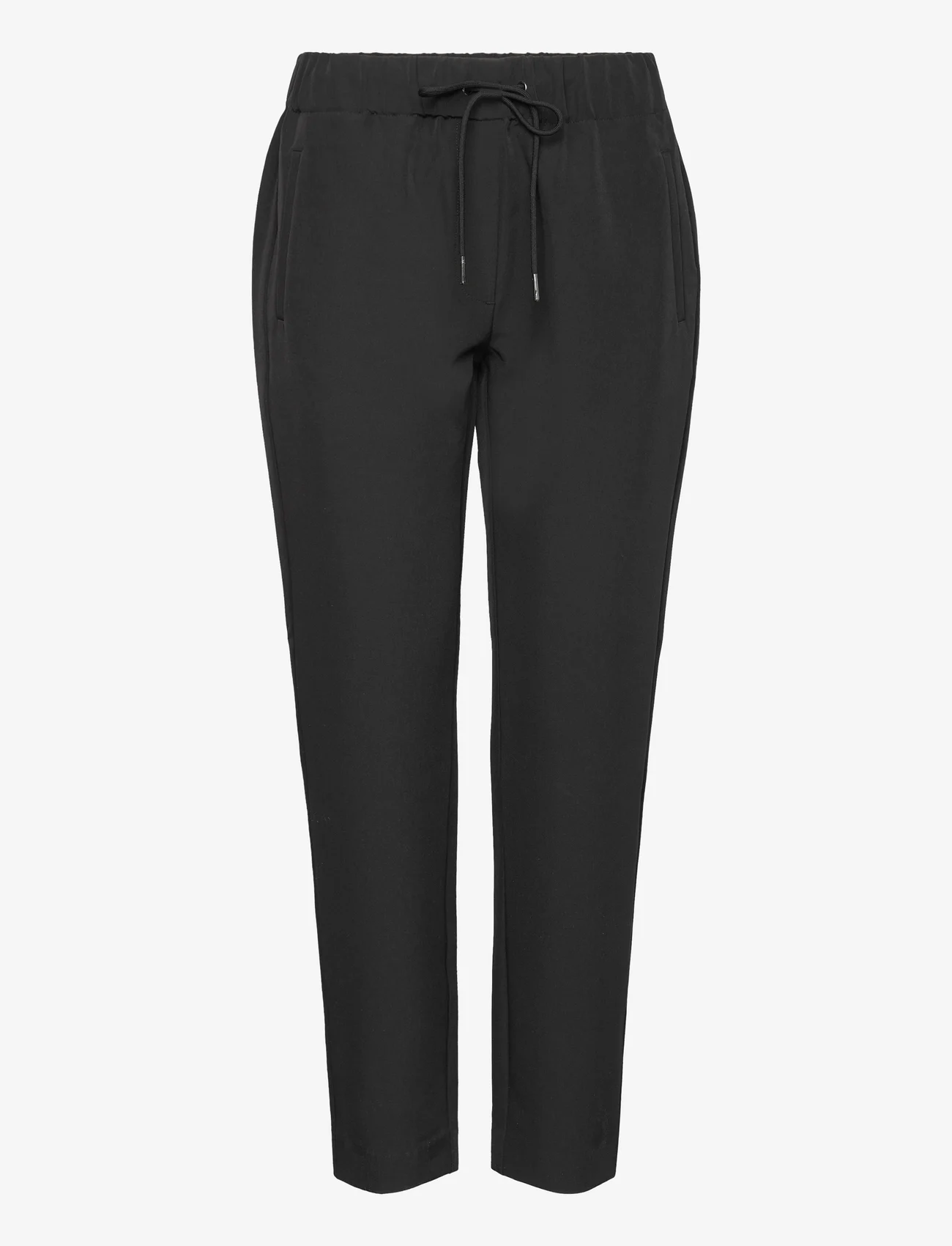 Bruuns Bazaar - RubySusBBLiwa pants - sirge säärega püksid - black - 0