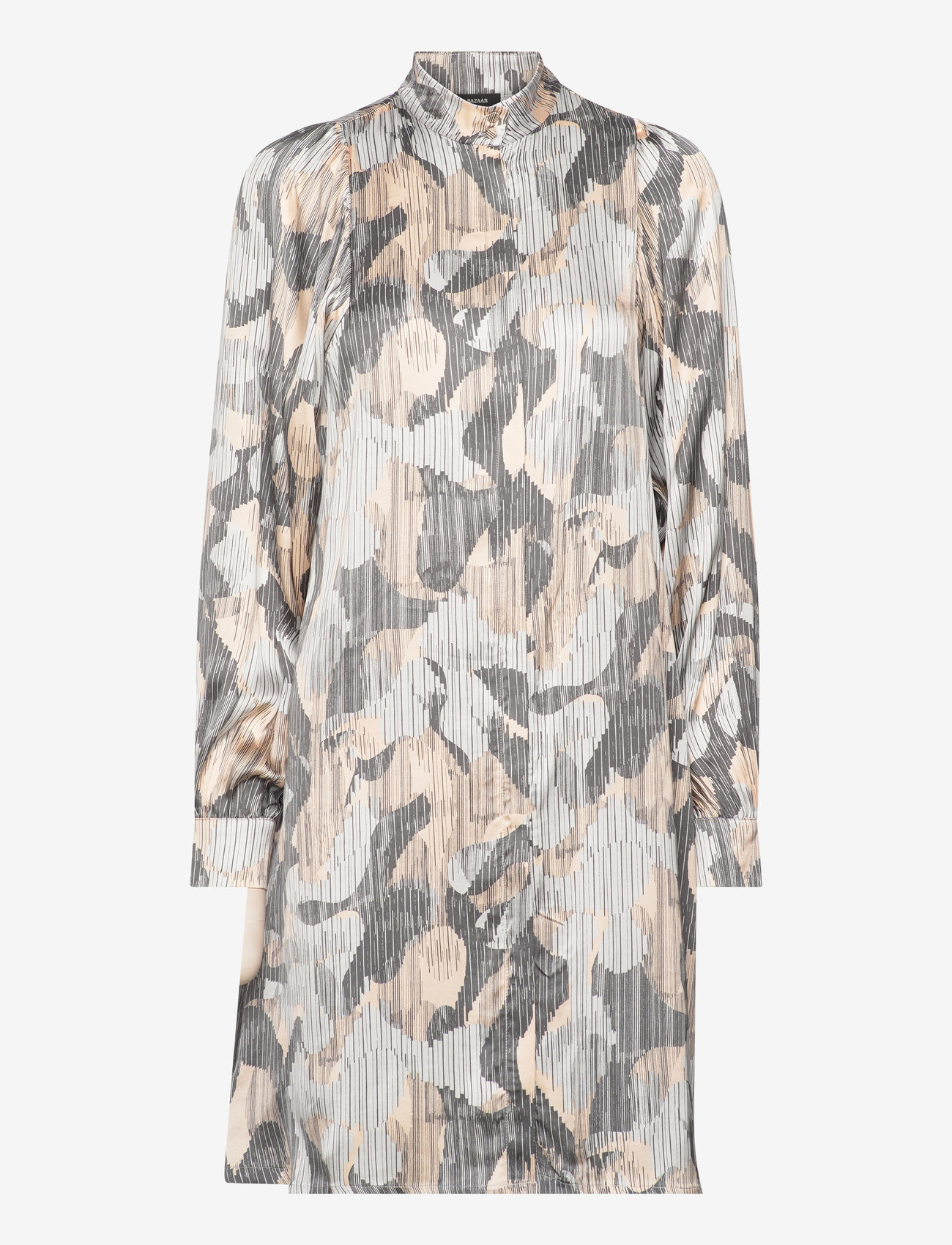 Bruuns Bazaar - FloretBBPhila dress - skjortekjoler - black  print - 1