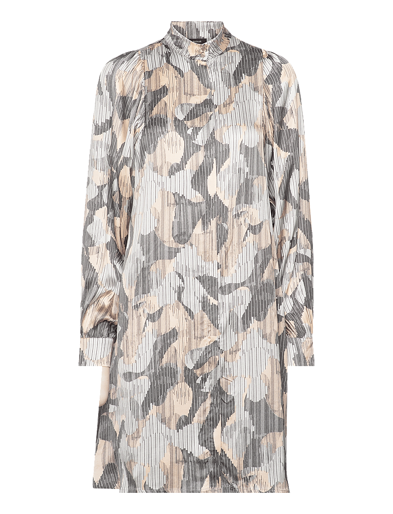 Bruuns Bazaar - FloretBBPhila dress - skjortekjoler - black print - 1