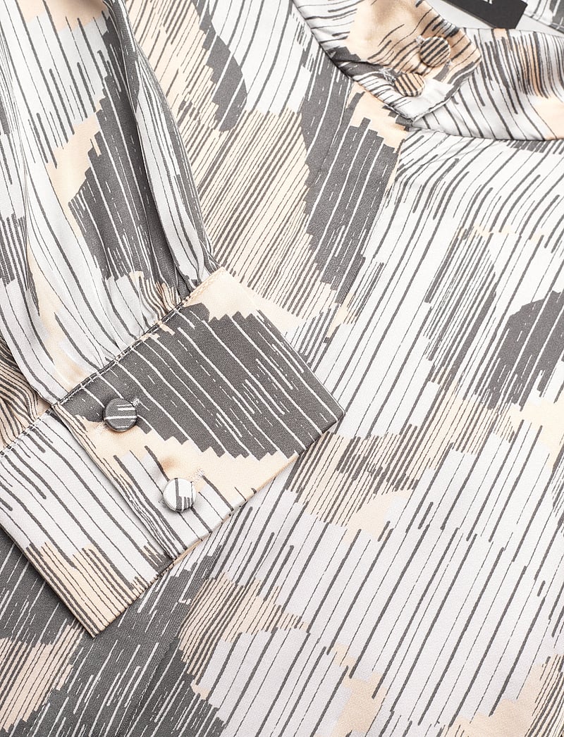 Bruuns Bazaar - FloretBBPhila dress - skjortekjoler - black print - 3