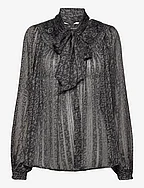 MapleBBAlinah blouse - BLACK  PRINT