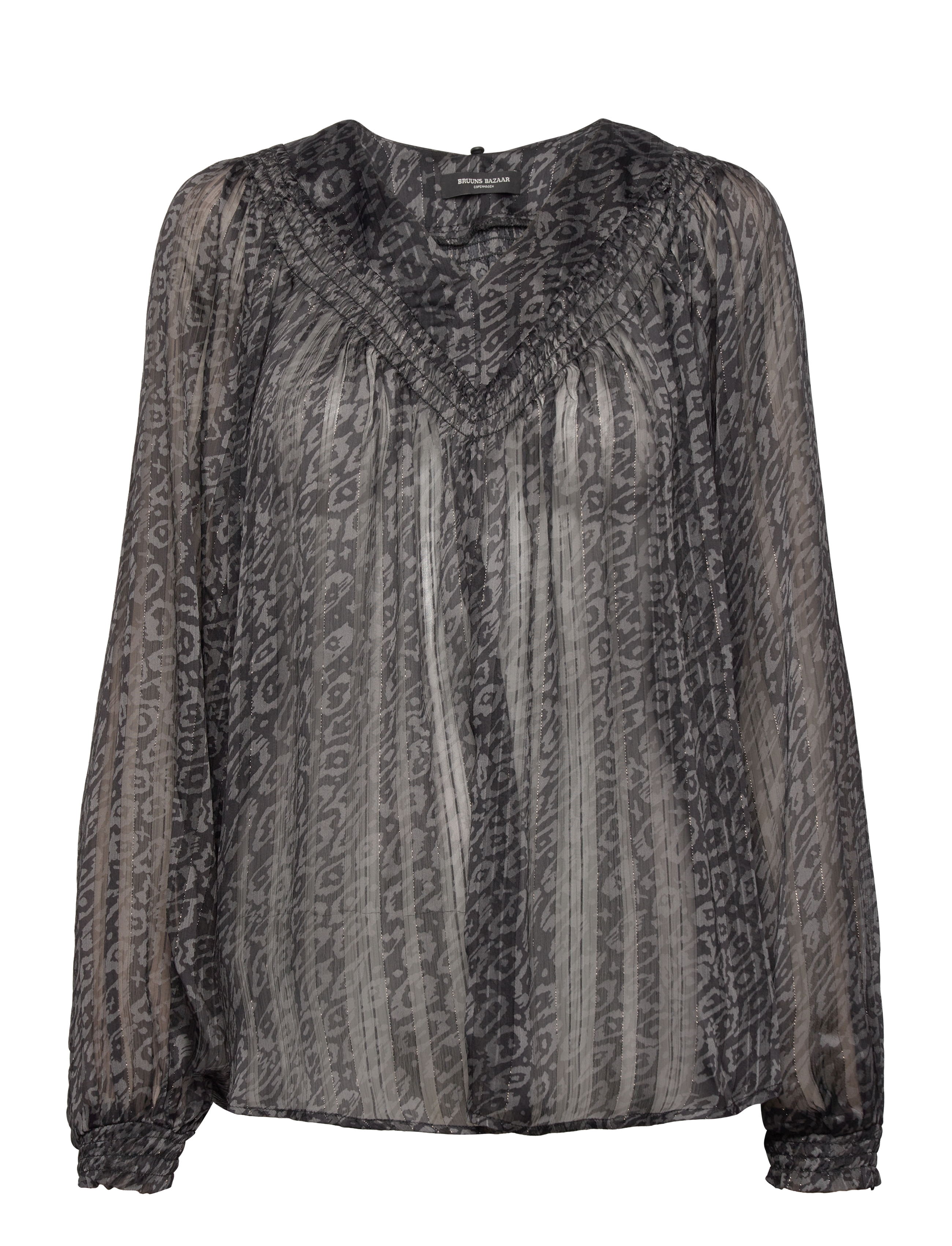 Bruuns Bazaar - MapleBBAlinah blouse - black  print - 3