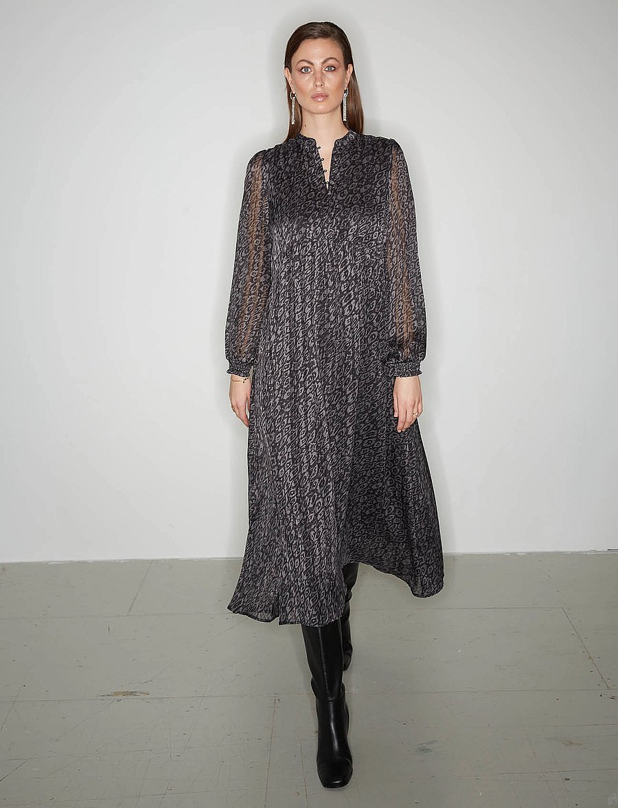 Bruuns Bazaar - MapleBBAnyala dress - black print - 0