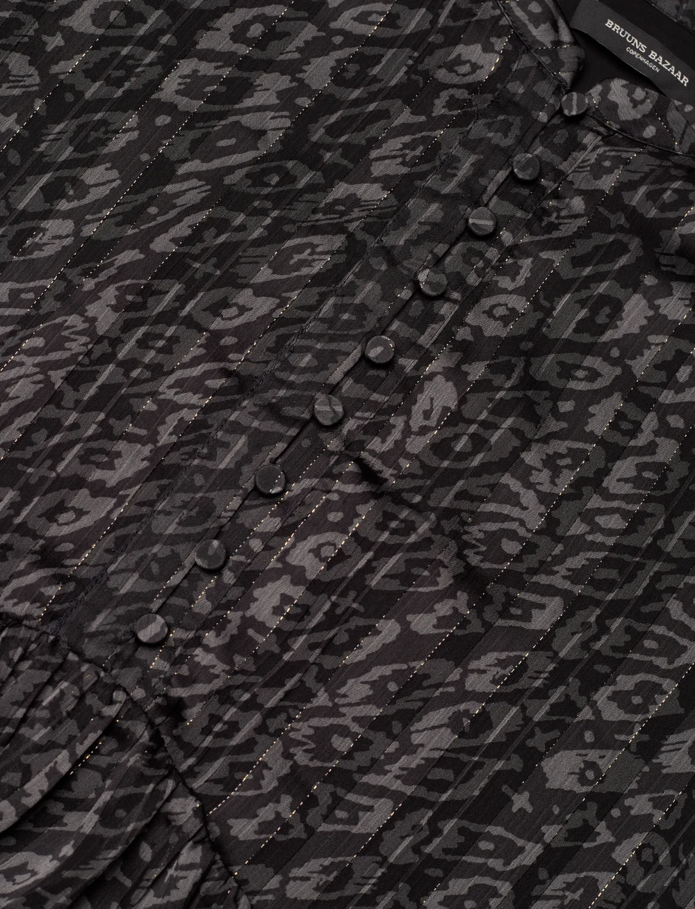 Bruuns Bazaar - MapleBBAnyala dress - midimekot - black  print - 3