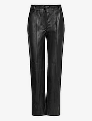 Bruuns Bazaar - VeganiBBDagga pants - leather trousers - black - 1