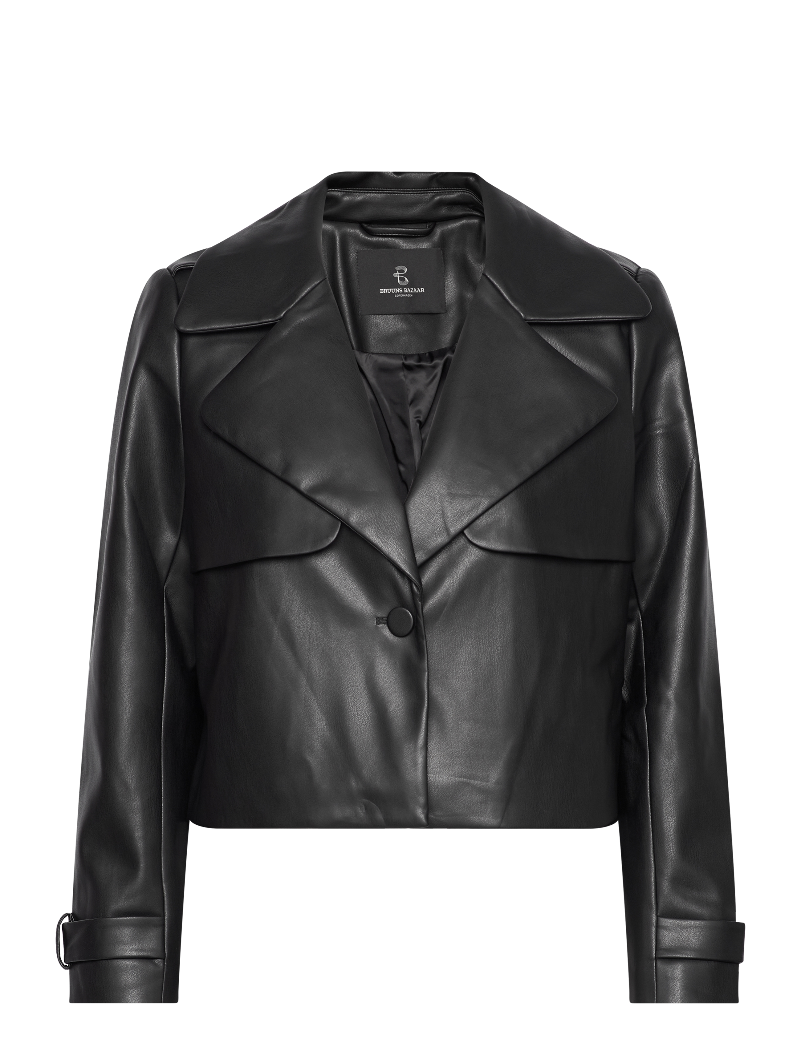 Bruuns Bazaar VeganiBBNovi jacket - Blazere - BLACK / black