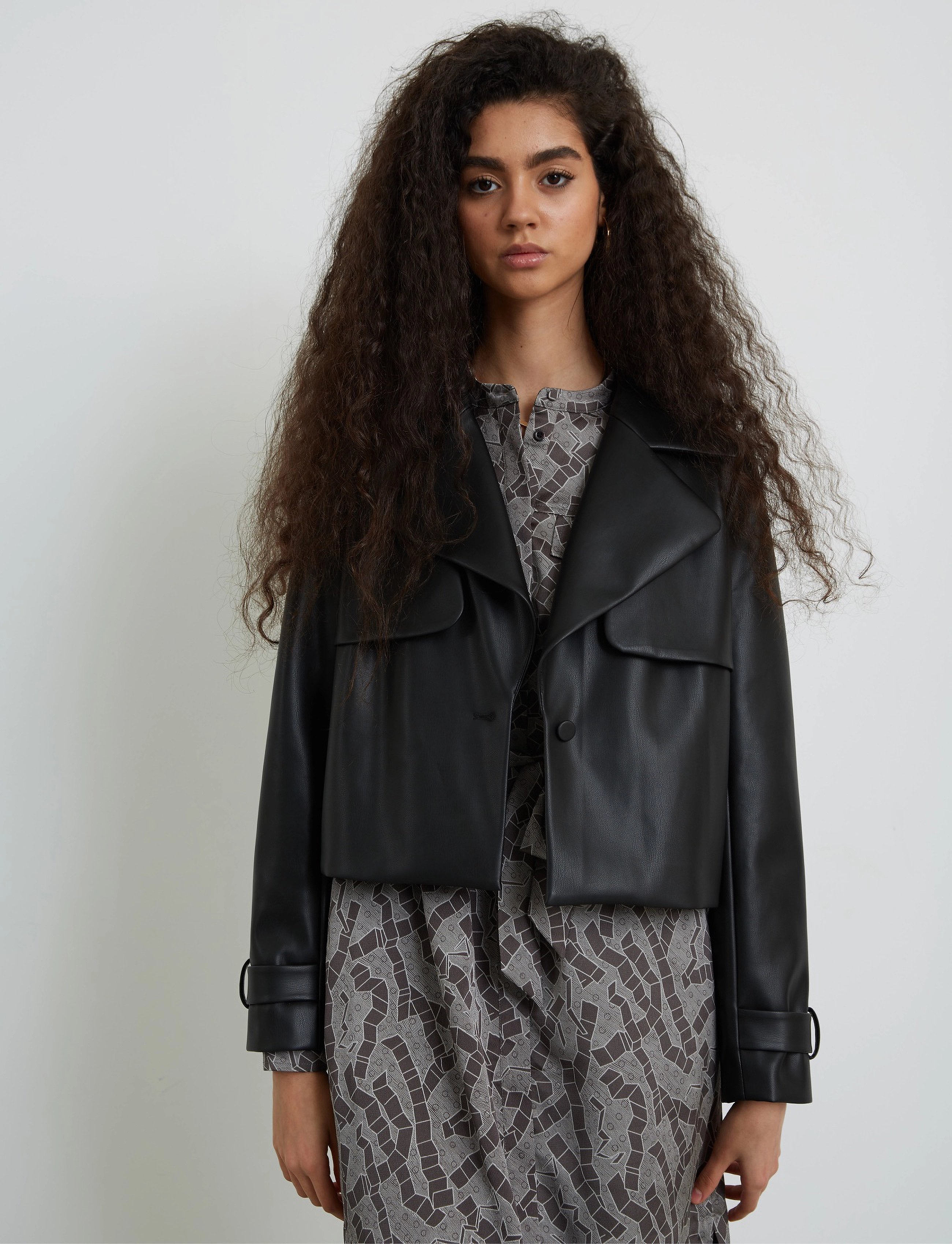 Bruuns Bazaar VeganiBBNovi jacket - Last chance - BLACK / black