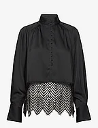 CedarsBBChatrina blouse - BLACK