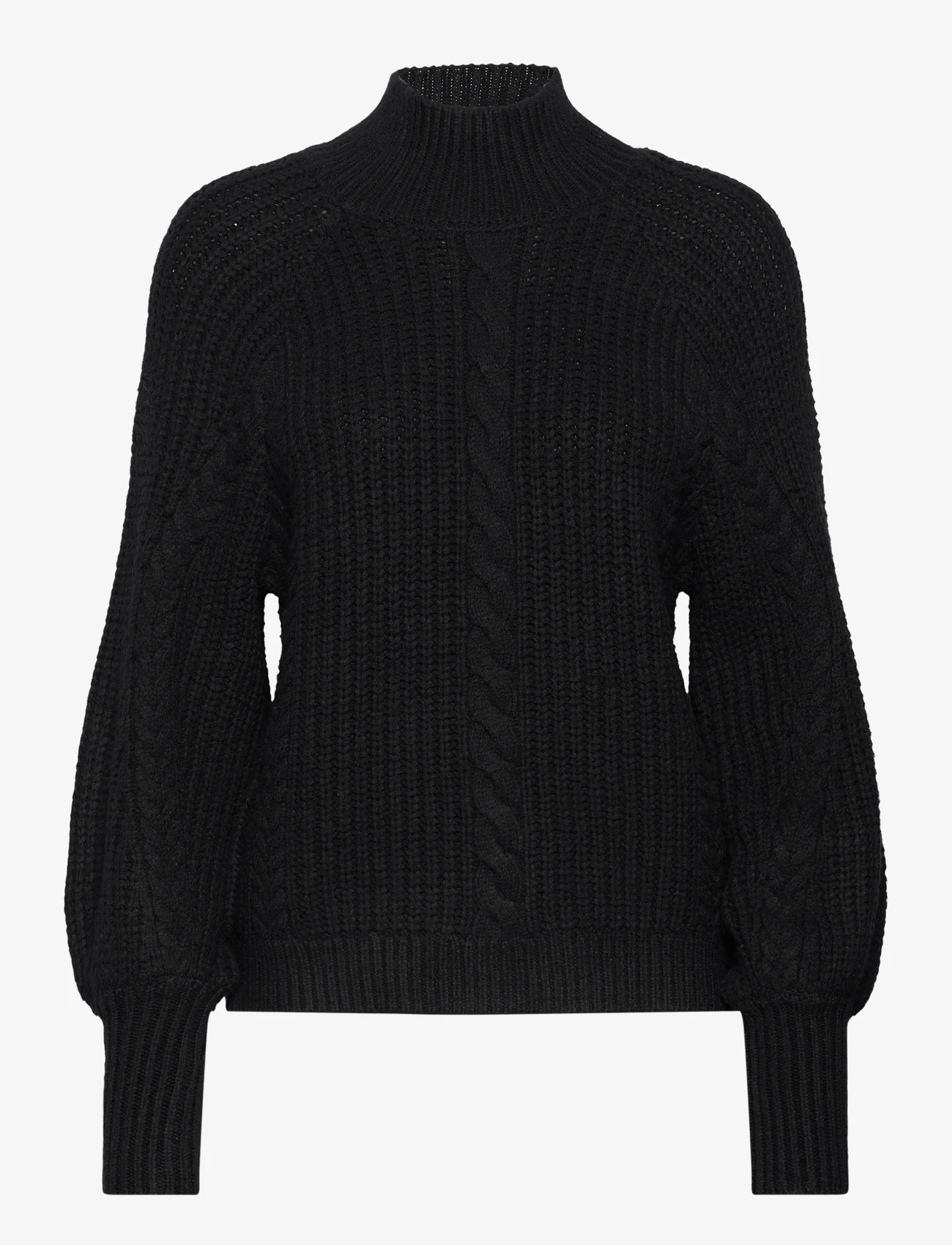 Bruuns Bazaar - SimonaBBClariz knit - neulepuserot - black - 0