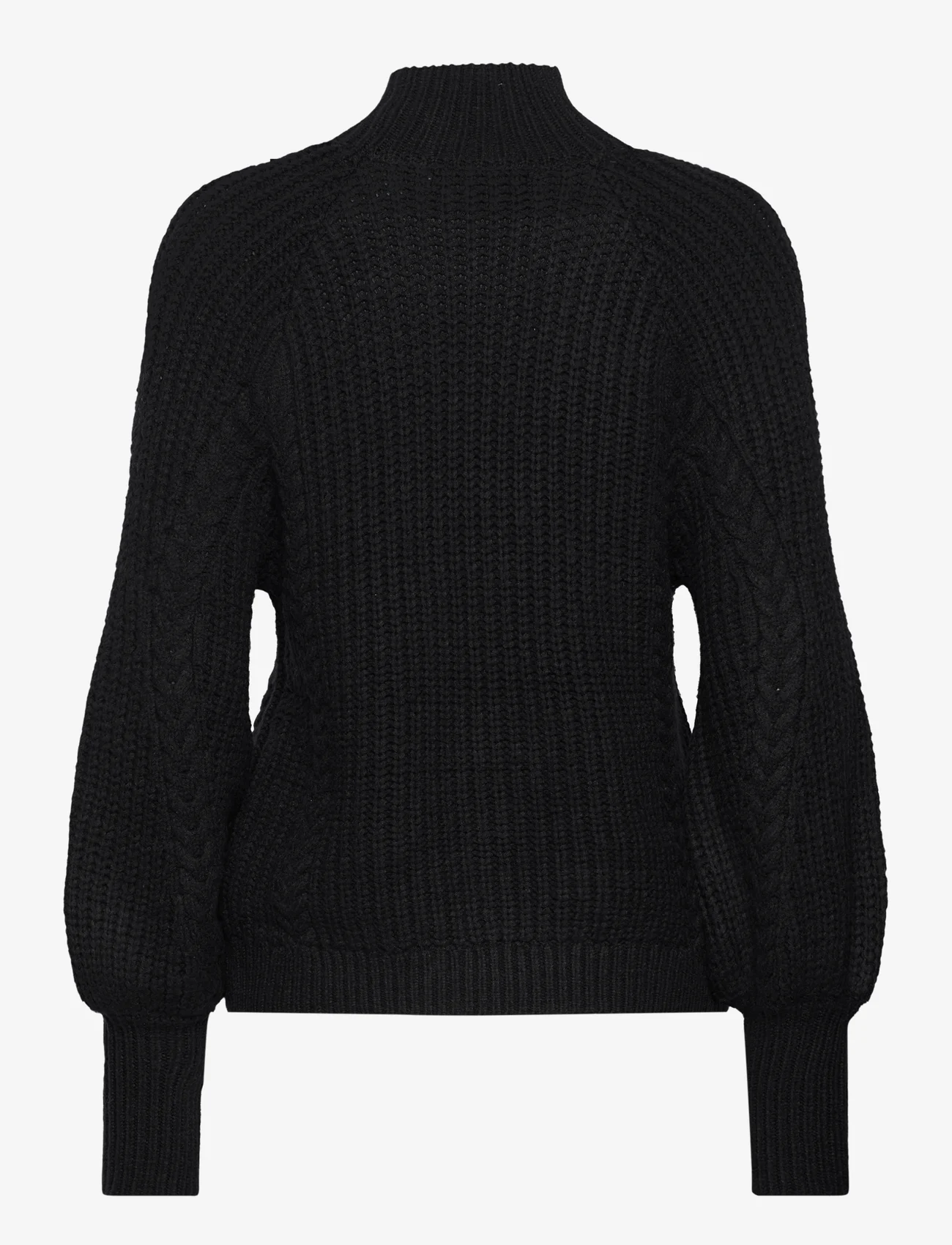 Bruuns Bazaar - SimonaBBClariz knit - neulepuserot - black - 1