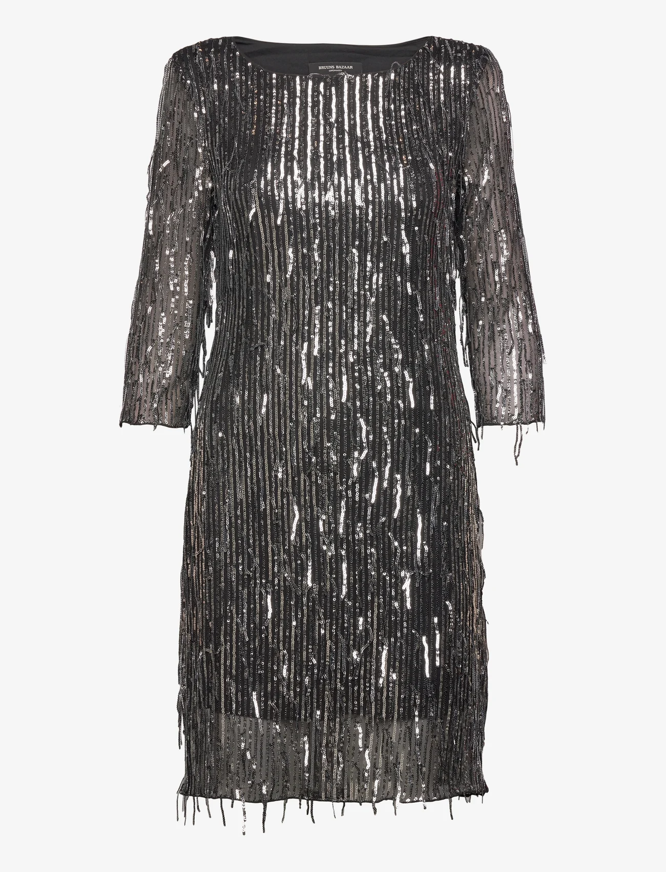 Bruuns Bazaar - MeadowBBNabiha dress - paljettklänningar - black / silver - 0