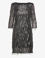 Bruuns Bazaar - MeadowBBNabiha dress - paljettklänningar - black / silver - 0