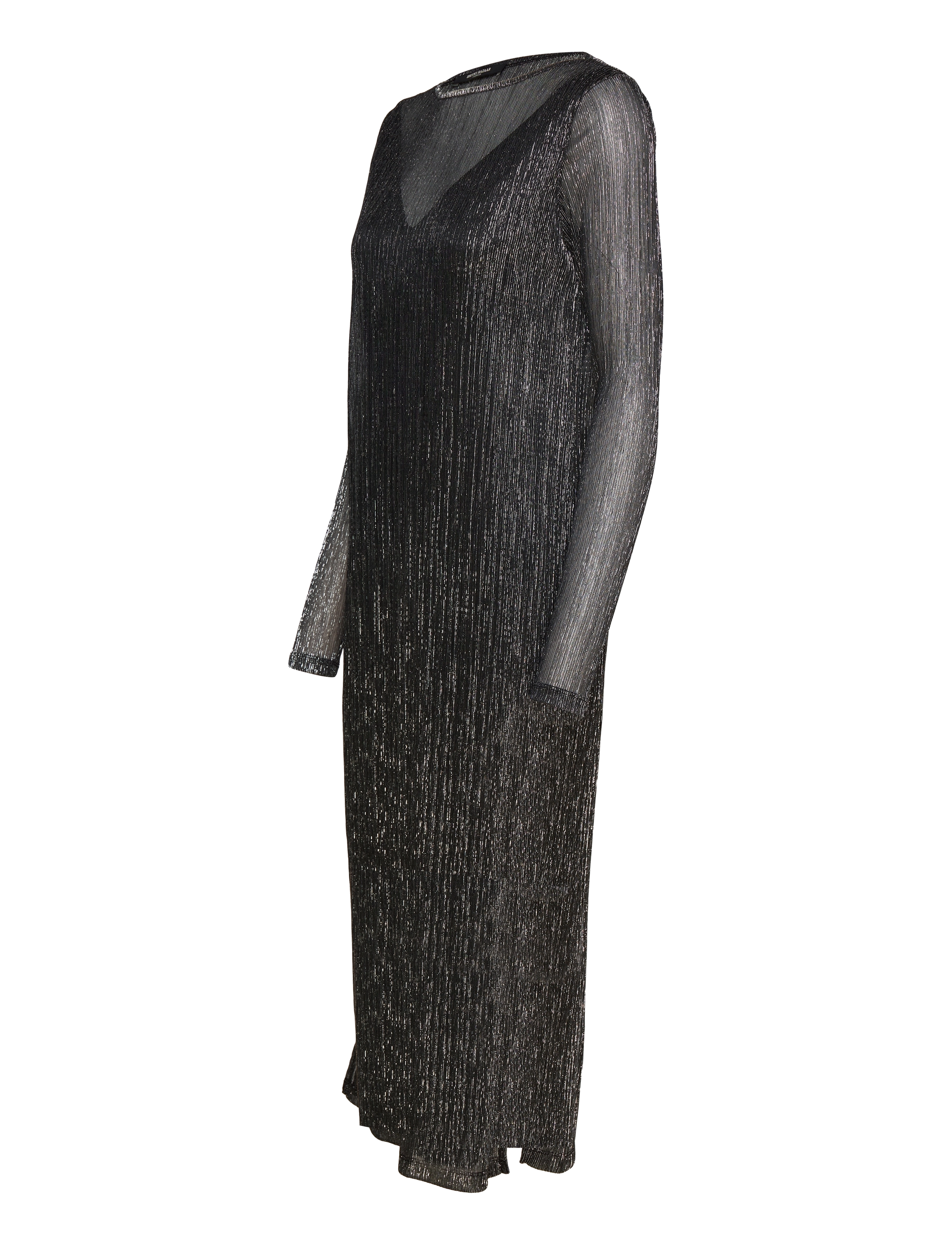 Bruuns Bazaar - LupinusBBMichel dress - festtøj til outletpriser - black / silver - 2